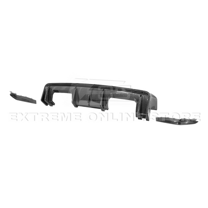 BMW G82 G83 M4 | 3D Style Carbon Fiber Replacement 3Pcs Rear Diffuser Apron image 5