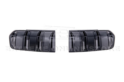 2024-Up Mustang Smoke Tinted Rear Tail Light Trim Bezel Cover image 8