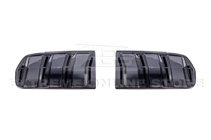 2024-Up Mustang Smoke Tinted Rear Tail Light Trim Bezel Cover image 9