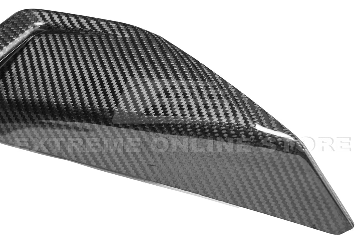2024+ Ford Mustang GT DRY CARBON FIBER Front Side Grille Inserts image 16