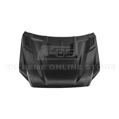 2022-Up Toyota Tundra | EOS CARBON FIBER Front Vented Hood Cover w/ Side Vent image 30