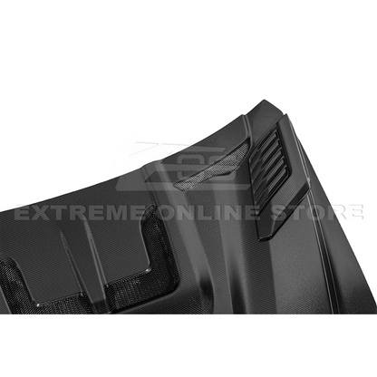 2022-Up Toyota Tundra | EOS CARBON FIBER Front Vented Hood Cover w/ Side Vent image 34