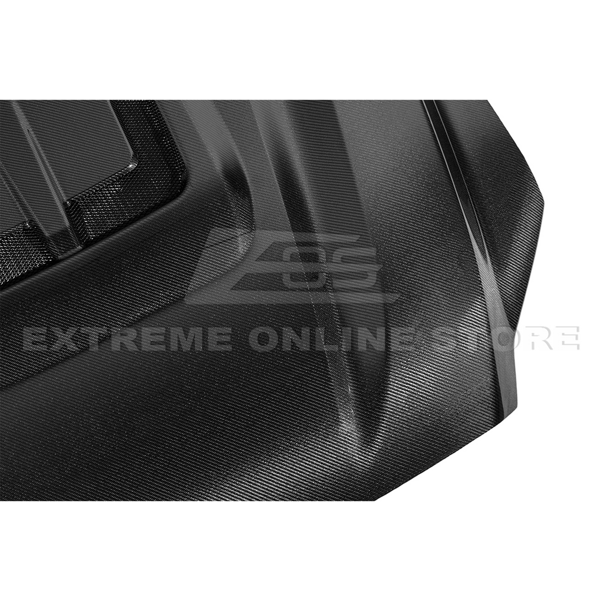 2022-Up Toyota Tundra | EOS CARBON FIBER Front Vented Hood Cover w/ Side Vent image 32