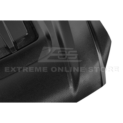 2022-Up Toyota Tundra | EOS CARBON FIBER Front Vented Hood Cover w/ Side Vent image 32