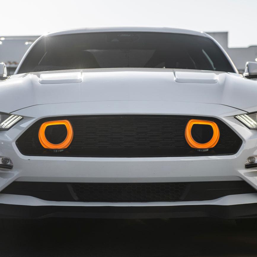 2018-23 Mustang Front DRL LED Grille Cover image 2