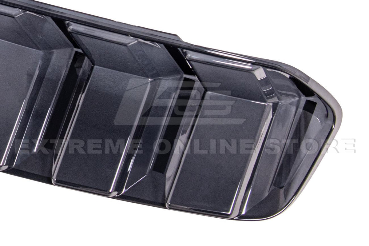 2024-Up Mustang Smoke Tinted Rear Tail Light Trim Bezel Cover image 11