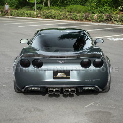 2005-13 Corvette C6 Z06 ZR1 Extended DRY CARBON FIBER Rear Splash Guard Mud Flaps image 6