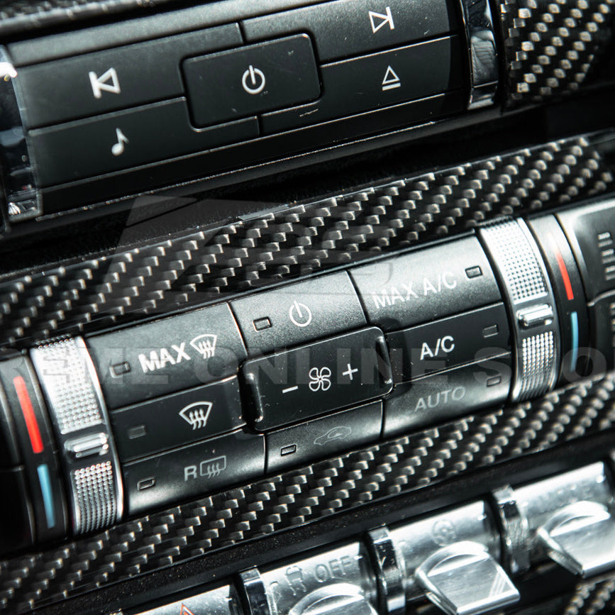 2015-23 Ford Mustang DRY CARBON FIBER Center Console Control Panel Cover image 9