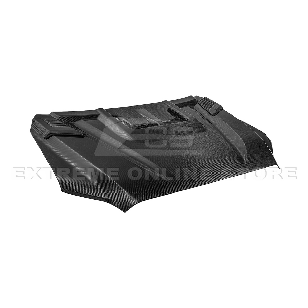 2022-Up Toyota Tundra | EOS CARBON FIBER Front Vented Hood Cover w/ Side Vent image 26