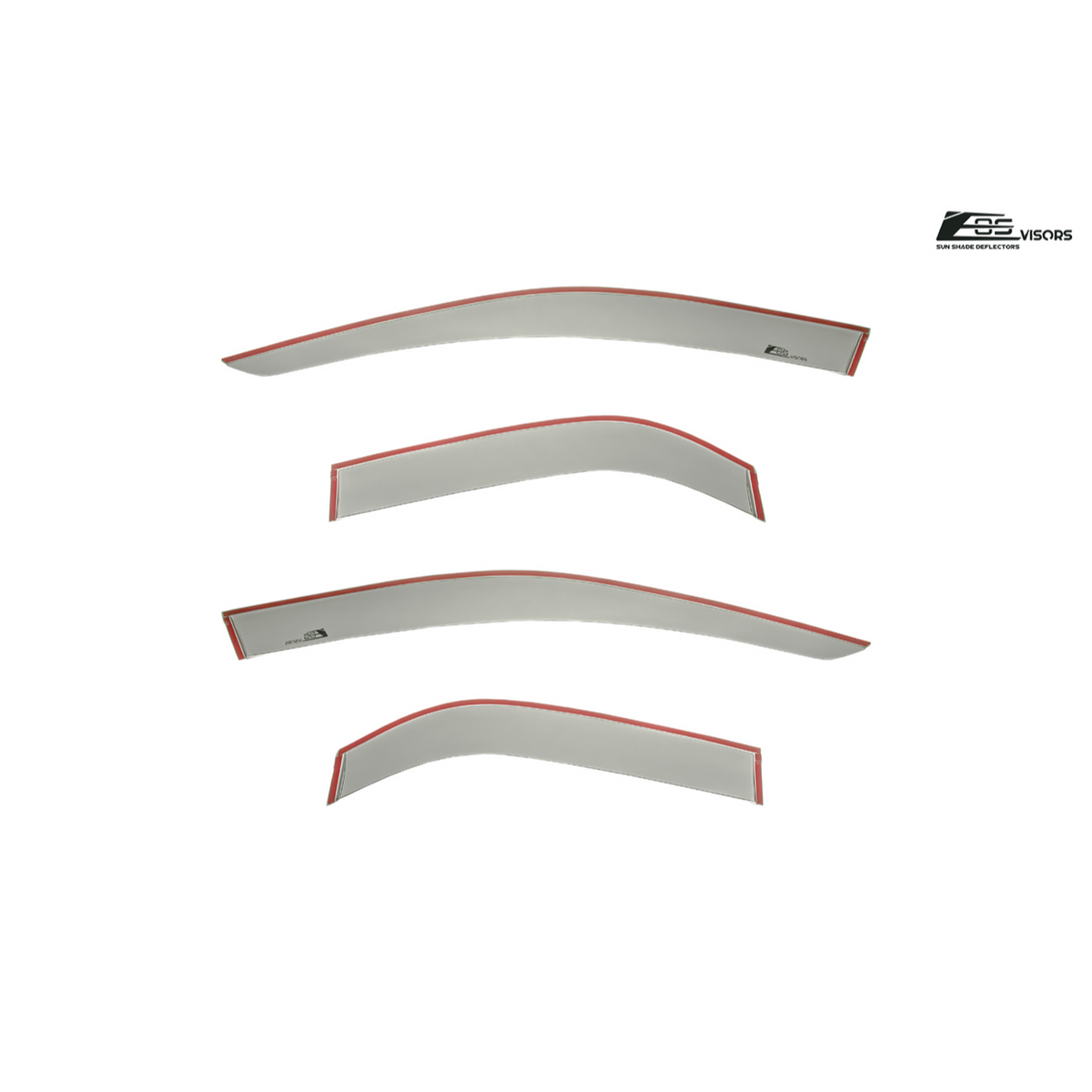 2003-08 Cadillac CTS Smoke Tinted Side Vent Window Rain Deflectors image 10