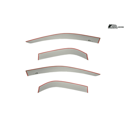 2003-08 Cadillac CTS Smoke Tinted Side Vent Window Rain Deflectors image 10