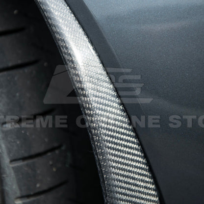 2005-13 Corvette C6 Z06 ZR1 Extended DRY CARBON FIBER Rear Splash Guard Mud Flaps image 13