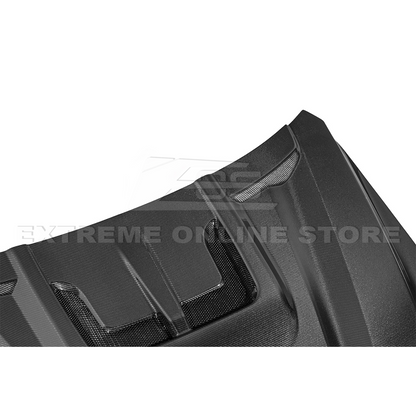 2022-Up Toyota Tundra | EOS CARBON FIBER Front Vented Hood Cover w/ Side Vent image 58