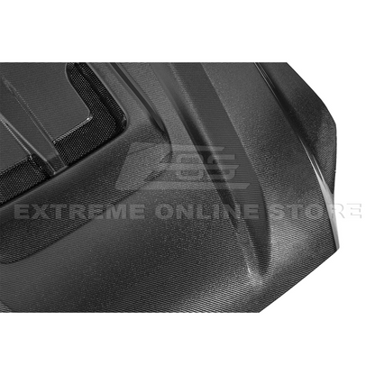 2022-Up Toyota Tundra | EOS CARBON FIBER Front Vented Hood Cover w/ Side Vent image 59