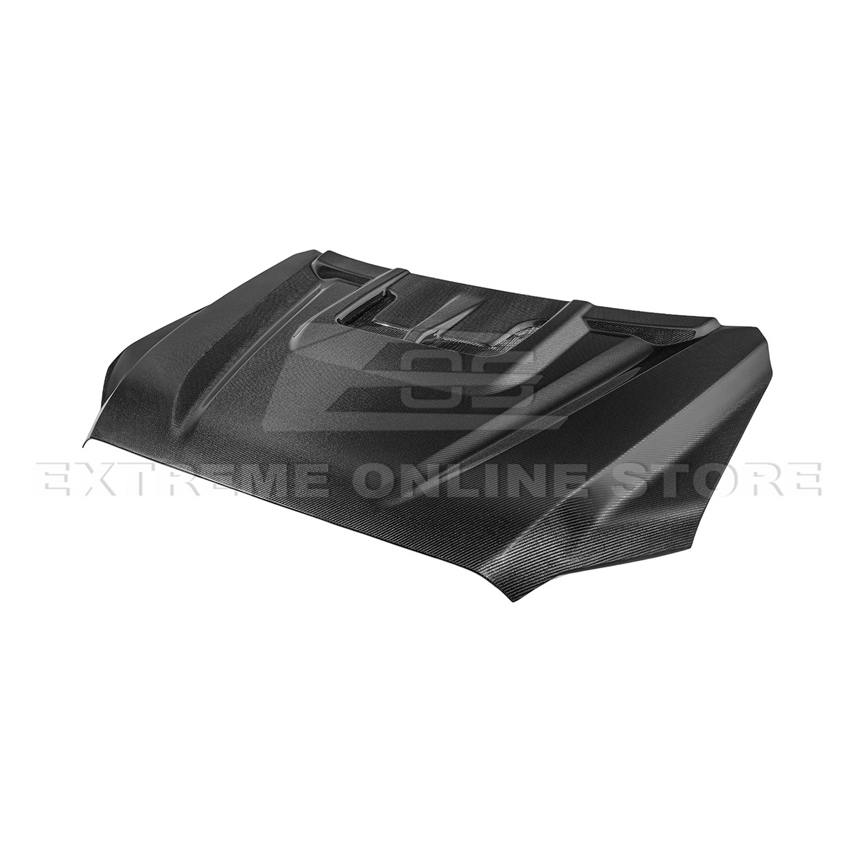 2022-Up Toyota Tundra | EOS CARBON FIBER Front Vented Hood Cover w/ Side Vent image 51