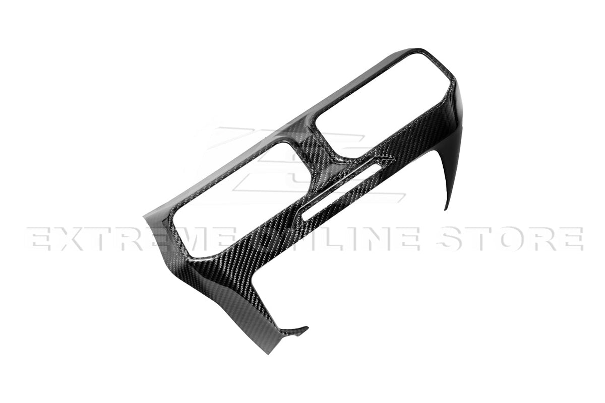 2024-Up Mustang DRY CARBON FIBER AC Outlet Panel Trim image 8