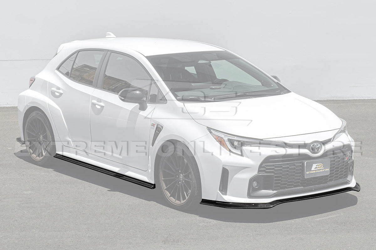 2023-24 GR Corolla Carbon Fiber Front Lip Side Skirts image 9