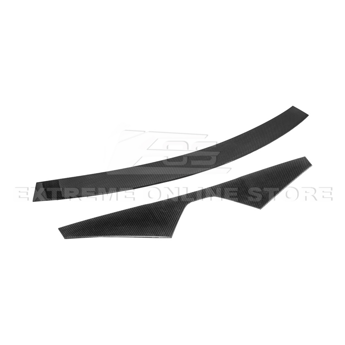 2020-Up Corvette C8 DRY CARBON FIBER Windshield Upper Molding Trim image 19