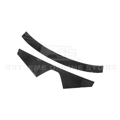 2020-Up Corvette C8 DRY CARBON FIBER Windshield Upper Molding Trim image 26