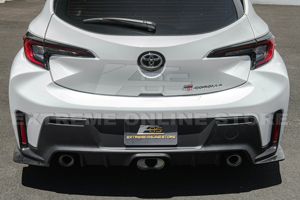 2023-Up GR Corolla Carbon Fiber Rear Apron Lip image 3
