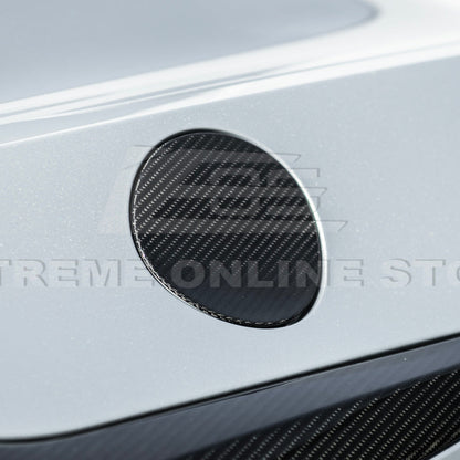 2020-Up Corvette C8 | DRY CARBON FIBER Side Fender Fuel Tank Gas Lid Cover image 7