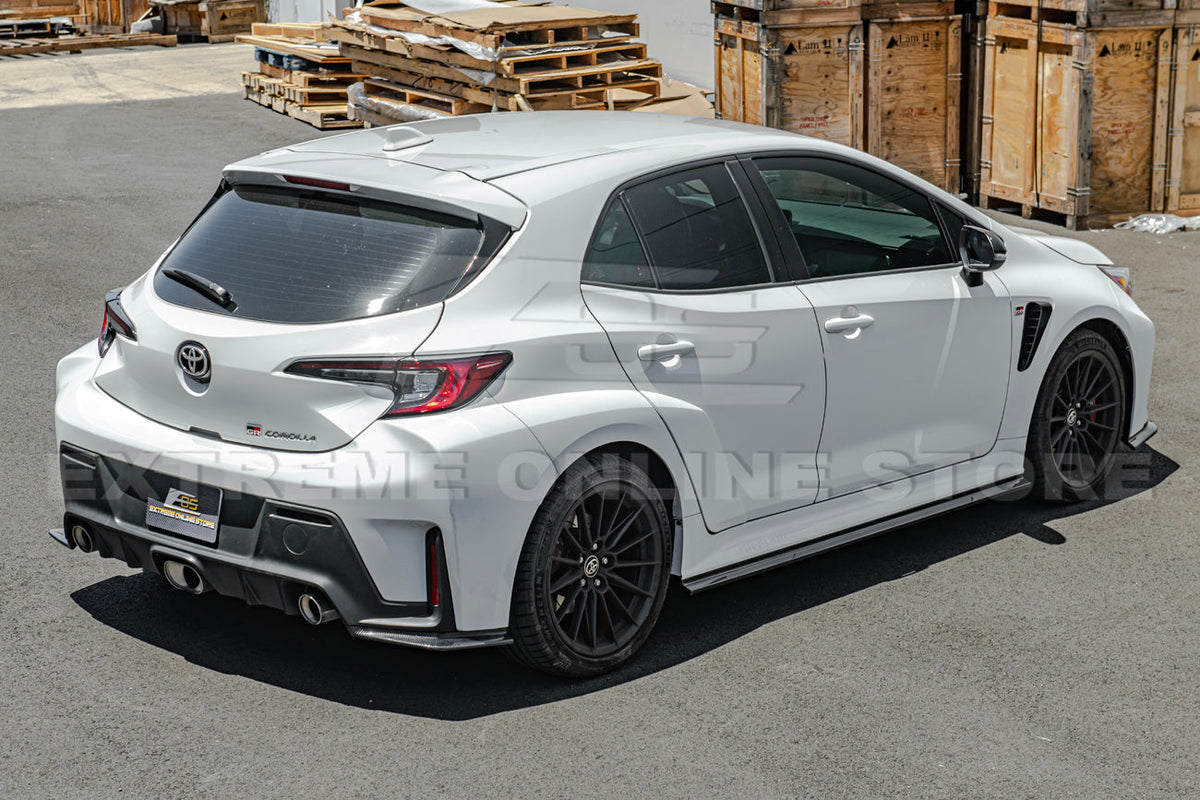 2023-24 GR Corolla Carbon Fiber Front Lip Side Skirts image 8