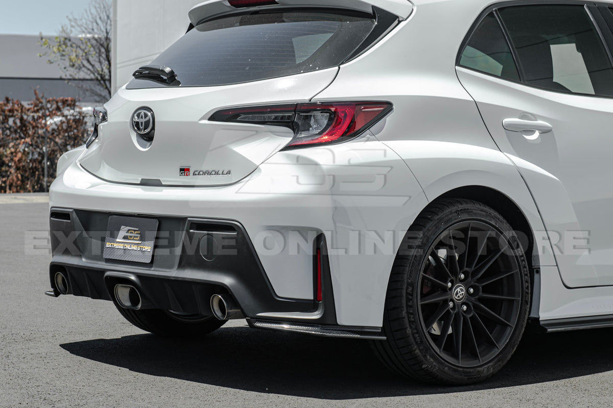 2023-Up GR Corolla Carbon Fiber Rear Apron Lip image 7