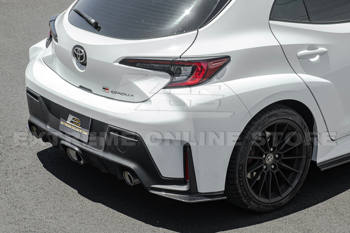 2023-Up GR Corolla Carbon Fiber Rear Apron Lip image 8