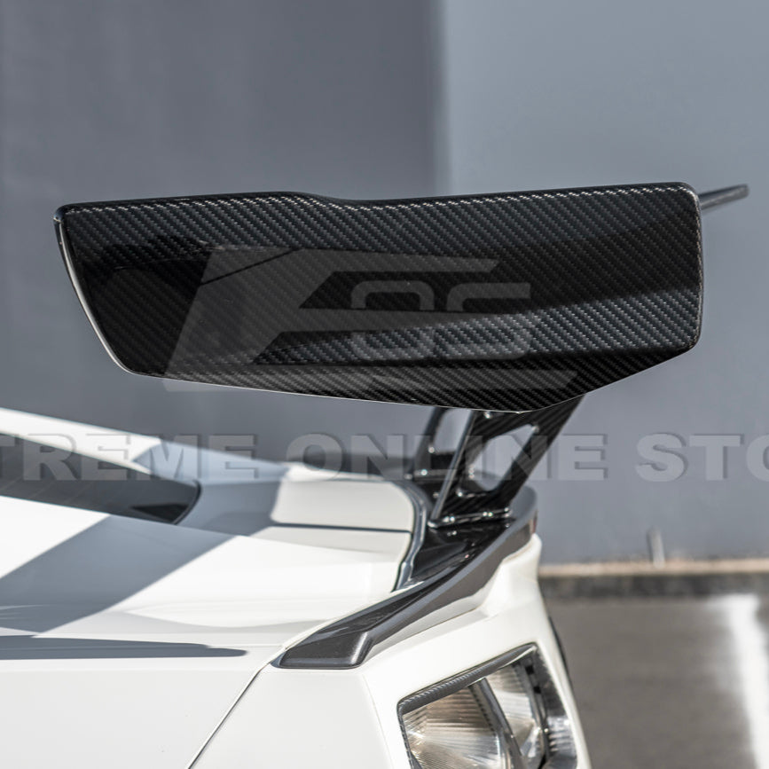 Corvette C7 ZR1 ZTK Conversion Rear Spoiler High Wing With Wing Riser image 11