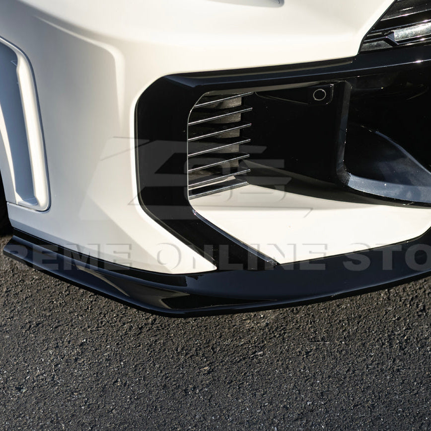 2025-Up Toyota GR Corolla Glossy Black Front Lip Side Skirts Rear Wing Spoiler image 10