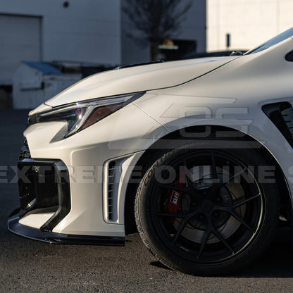 2025-Up Toyota GR Corolla Glossy Black Front Lip Side Skirts Rear Wing Spoiler image 9