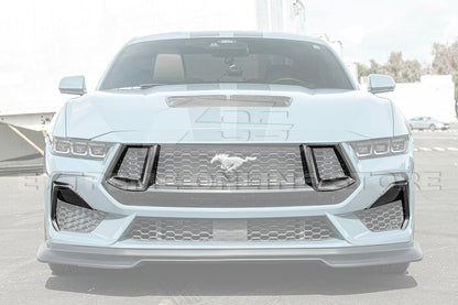 2024+ Ford Mustang GT DRY CARBON FIBER Front Side Grille Inserts image 7