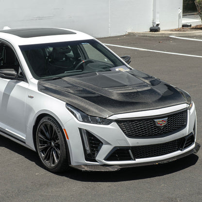 2020-Up Cadillac CT5 Front Vented Hood Trim Cover image 2