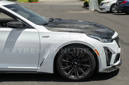 2020-Up Cadillac CT5 Front Vented Hood Trim Cover image 6