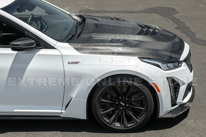 2020-Up Cadillac CT5 Front Vented Hood Trim Cover image 5