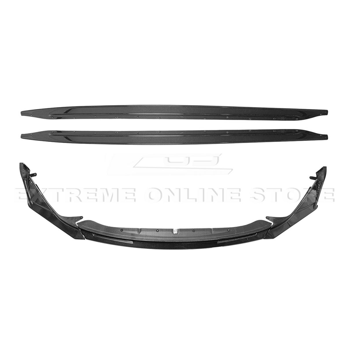 2021-Up BMW G82 G83 M4 VRS Carbon Fiber Front Splitter Lip Side Skirts image 18