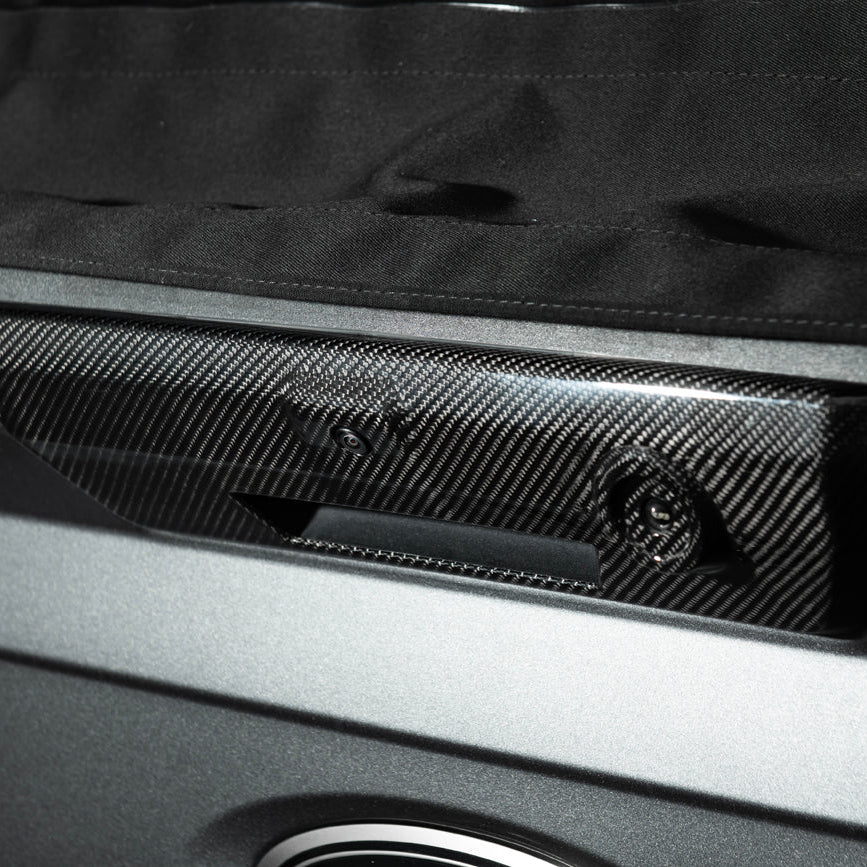 2021-Up Ford F-150 | DRY CARBON FIBER Rear Trunk Tailgate Handle Assembly Cover image 10