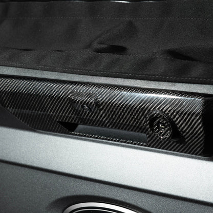 2021-Up Ford F-150 | DRY CARBON FIBER Rear Trunk Tailgate Handle Assembly Cover image 10