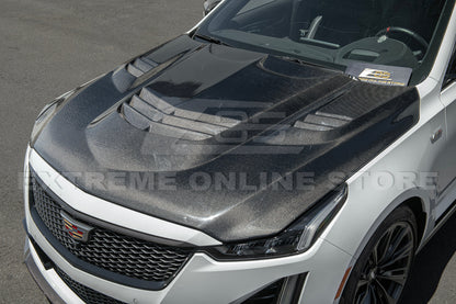 2020-Up Cadillac CT5 Front Vented Hood Trim Cover image 4