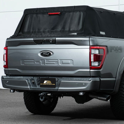 2021-Up Ford F-150 | DRY CARBON FIBER Rear Trunk Tailgate Handle Assembly Cover image 5