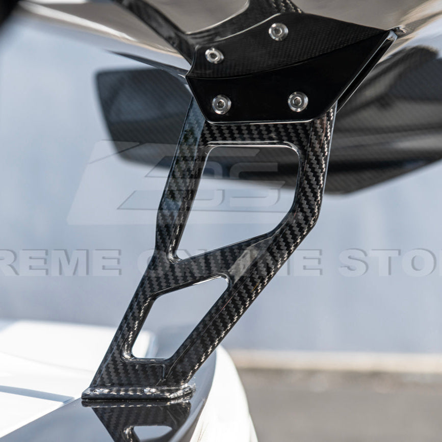 Corvette C7 ZR1 ZTK Conversion Rear Spoiler High Wing With Wing Riser image 48