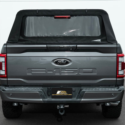 2021-Up Ford F-150 | DRY CARBON FIBER Rear Trunk Tailgate Handle Assembly Cover image 6