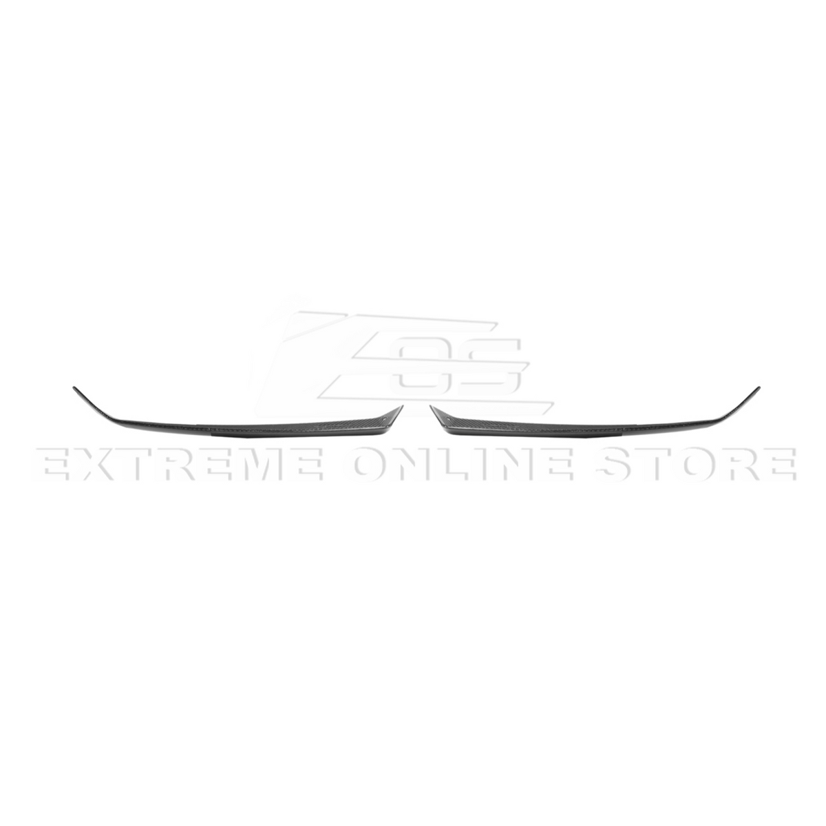Corvette C8 Z06 DRY CARBON FIBER Wicker-bill Extension Winglets image 20