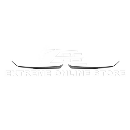 Corvette C8 Z06 DRY CARBON FIBER Wicker-bill Extension Winglets image 20