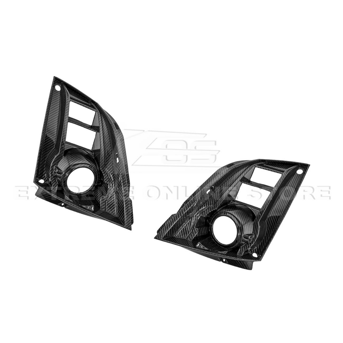 2009-15 CTS-V Dry Carbon Fiber Headlights Internal Lens Cover image 19