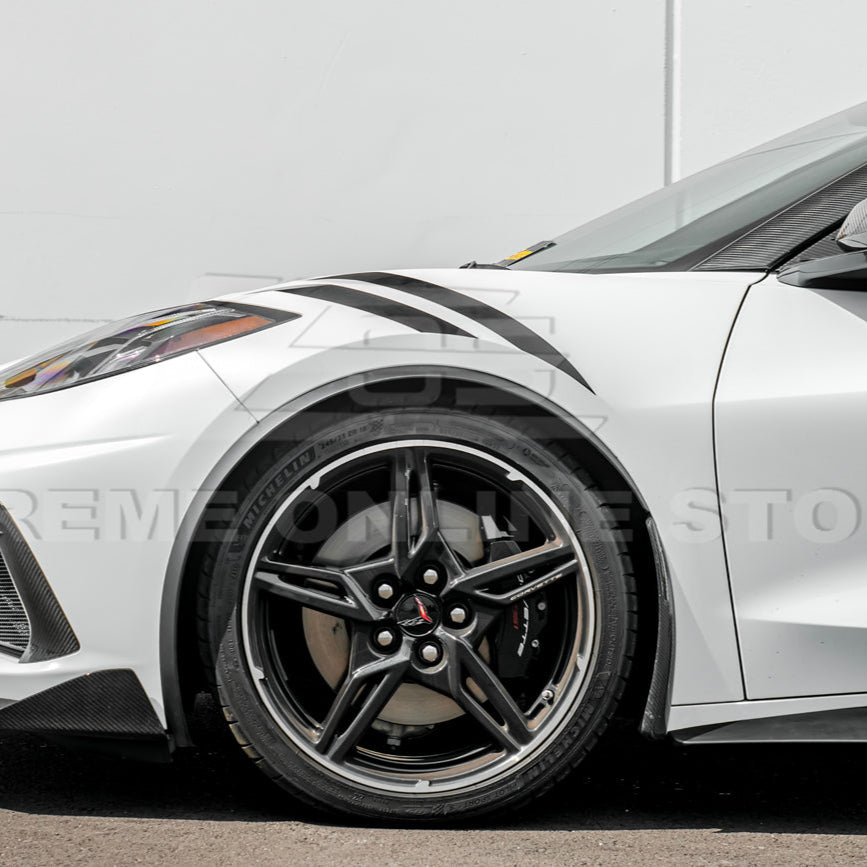 Chevrolet Corvette C8 Stingray DRY CARBON FIBER Side Wheel Fender image 8