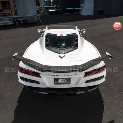 Z06 Conversion Corvette C8 All Model DRY CARBON FIBER Rear High Wing image 34