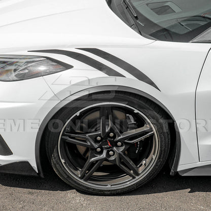 Chevrolet Corvette C8 Stingray DRY CARBON FIBER Side Wheel Fender image 9