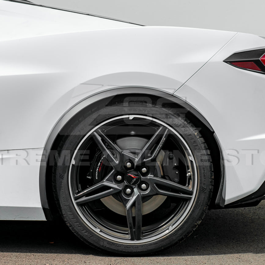Chevrolet Corvette C8 Stingray DRY CARBON FIBER Side Wheel Fender image 38