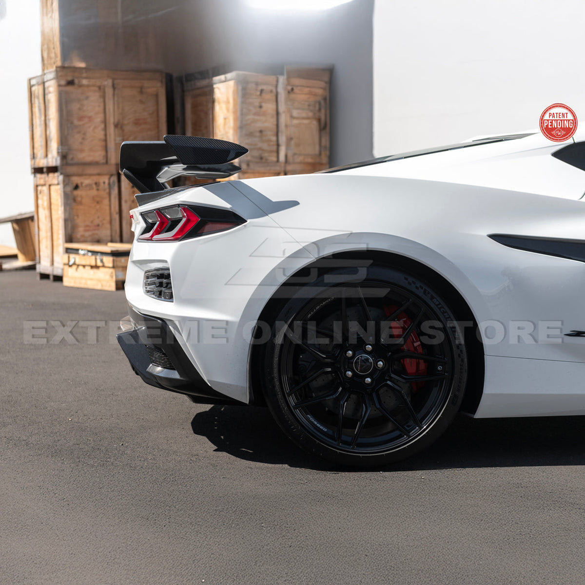 Z06 Conversion Corvette C8 All Model DRY CARBON FIBER Rear High Wing image 37